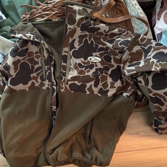 Full Zip Old School Camo Drake Jacket (Large) - Picture 3 of 3
